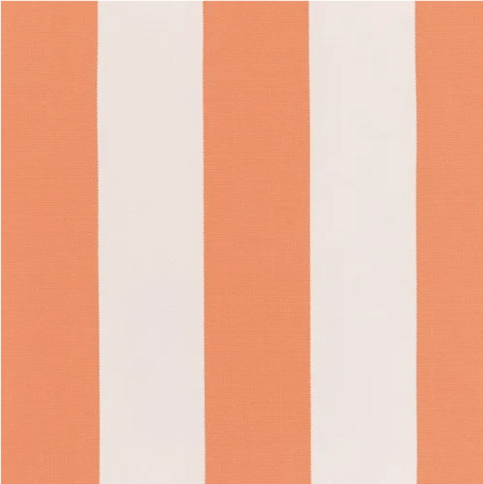 Cabana Orange Stripe Outdoor Fabric