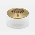 Candy Jar – Embossed Palm (Large)