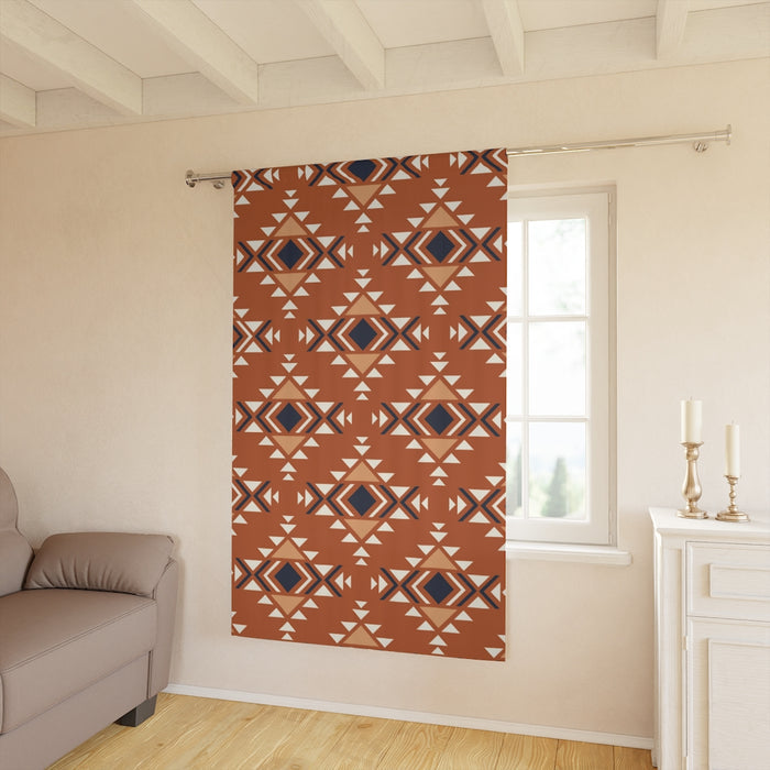 Casablanca Window Curtains (1 Piece) Black Out Curtain Southwestern