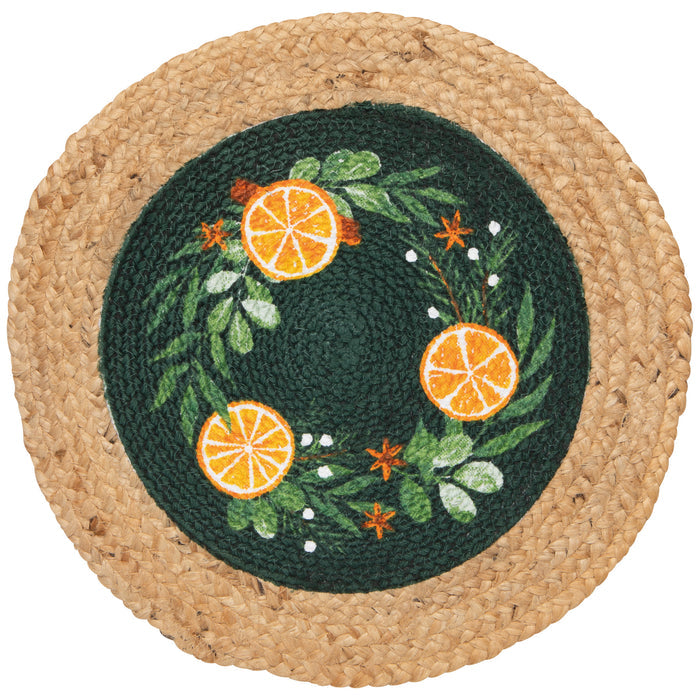 Cedar & Citrus Braided Placemat