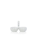 Ceramic Clover Salt & Pepper by Astier de Villatte, 11.5cm
