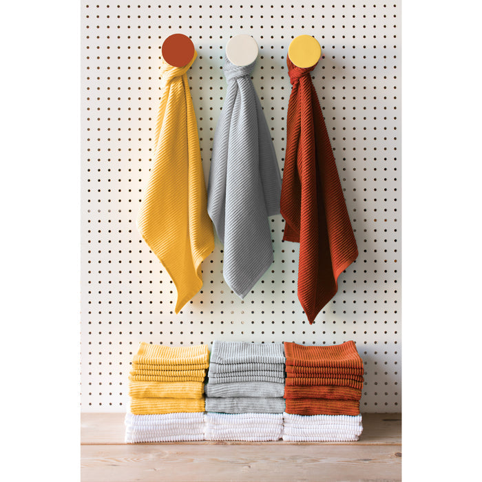 Chestnut Brown Ripple Dishtowel