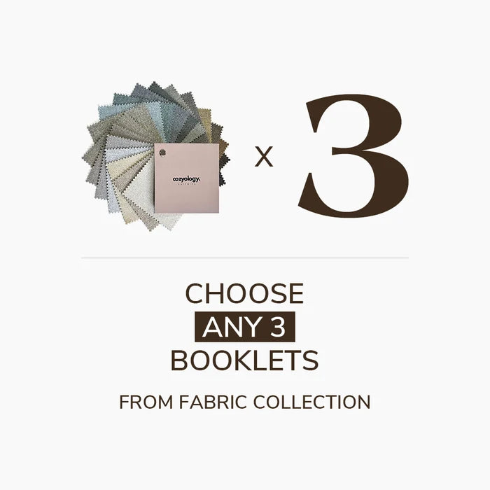 Choose any three Cozyology fabric booklets