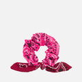 Chouchou Hair Scrunchie, Fuchsia-Bordeaux