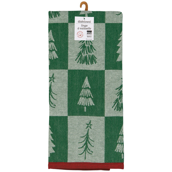 Christmas Tree Jacquard Dishtowel