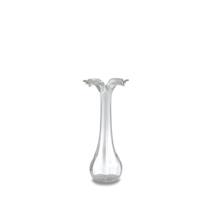 Clear Glass Vase, Small 16cm