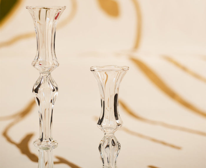 Clear Glass Vase, Small 16cm