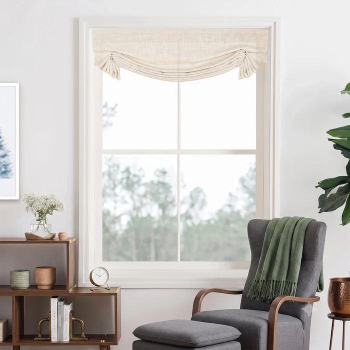 Cloud Cotton Sheer | Tulip Relaxed Roman Shades