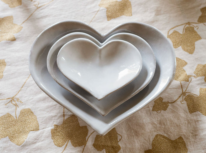 Coeur Dish by Astier de Villatte, 14cm