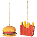 Combo Meal Felt Christmas Tree Ornaments - 3 Assorted Styles