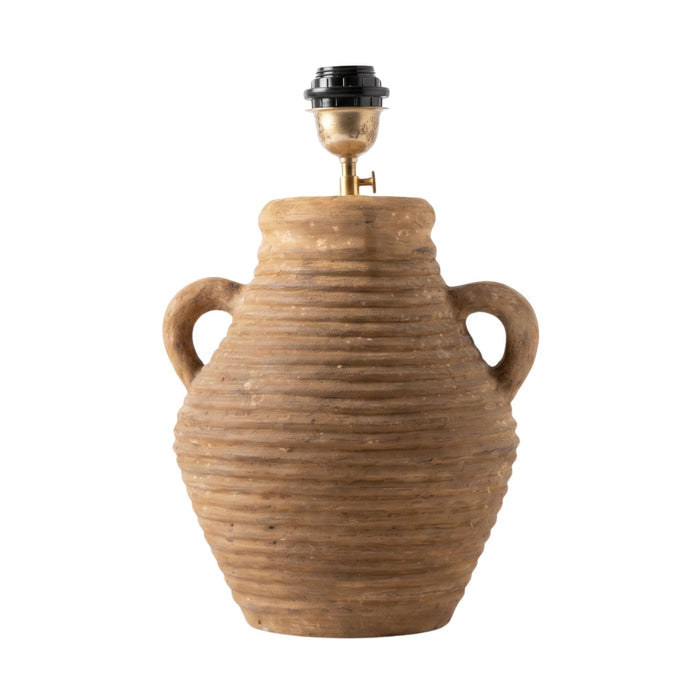 Corrugated Amphora Table Lamp Base