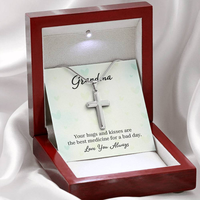Cross Necklace for Grandma Gifts for Granny from Grandchildren