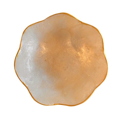 Crushed Shell Petal Bowl