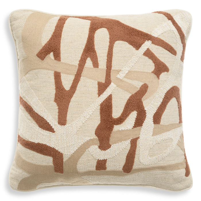Cushion Saphira Square I Natural Orange - Image 1