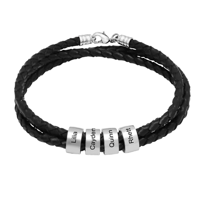 Black + Rose Gold Beads