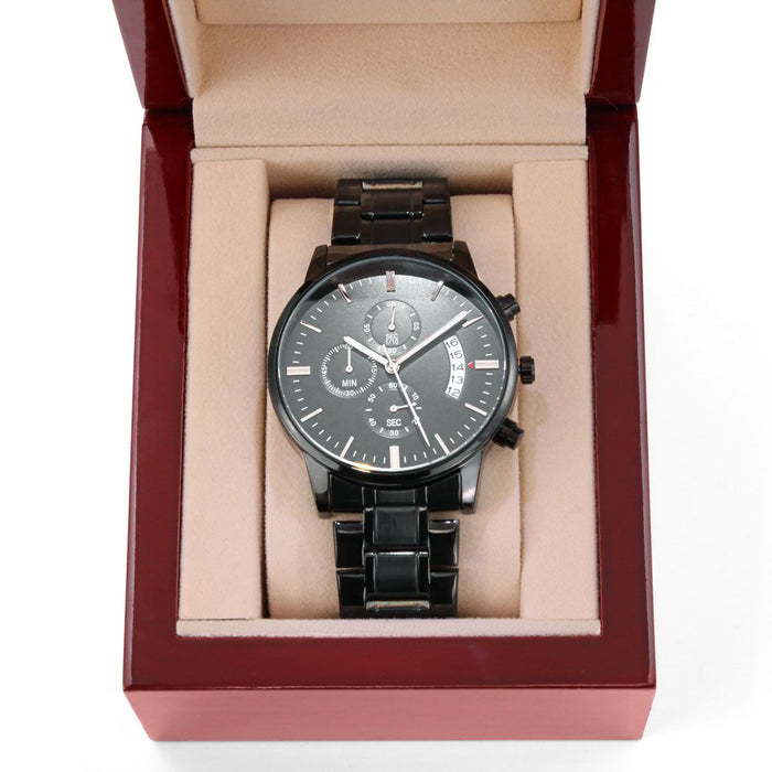Customizable Watch Engraved, Great Gift for Dad, Husband Birthday Christmas Gifts