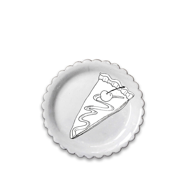 Daisy Dessert Plate by Astier de Villatte, 21.5cm