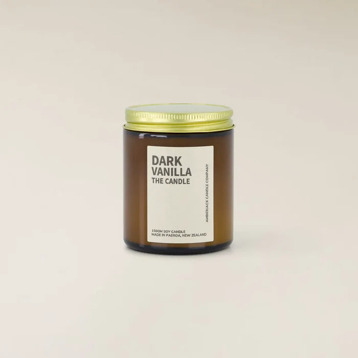Dark Vanilla Soy Candle Small