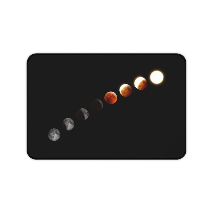 Desk Mat, Office Accessories, Moon Phases, Celestial, Office Decor, Computer Accessories - Dakoda Goods & Co.