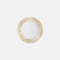 Dimlaj Kareem Set of 6 Pcs Small Plates (Gold) - Premium Glass Plates from Kareem By Dimlaj - Just $525!