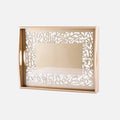 Dimlaj Kareem Wooden Serving Tray (Beige) - Premium Table Accessories from Kareem By Dimlaj - Just $445!