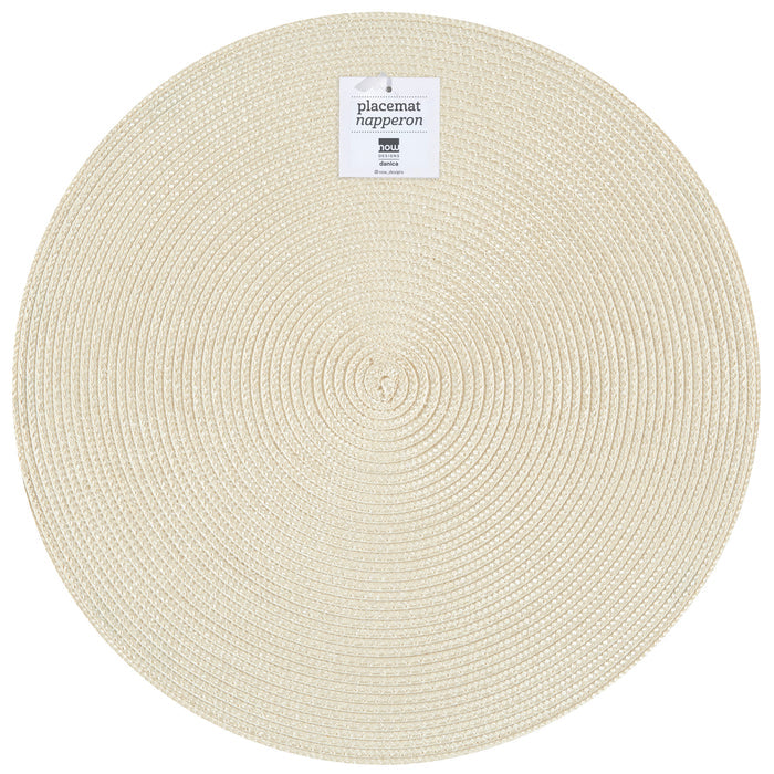 Disko Ivory Round Placemat