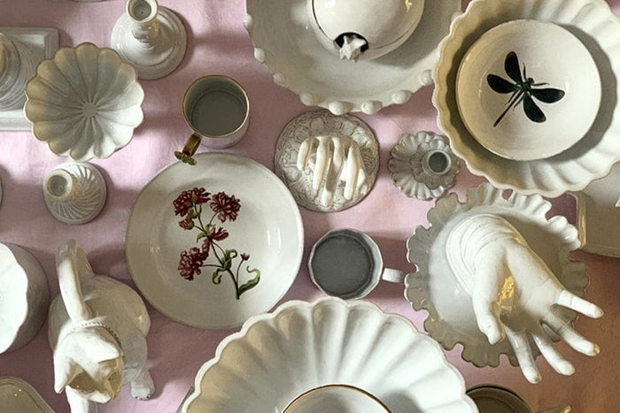 Dragonfly Soup Plate by Astier de Villatte