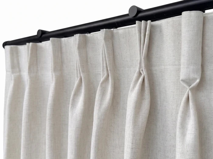 Drapery Header Sample | 7 Pleated Styles