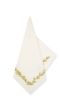 Embroidered Fennel Flower Linen Napkin, 50x50cm