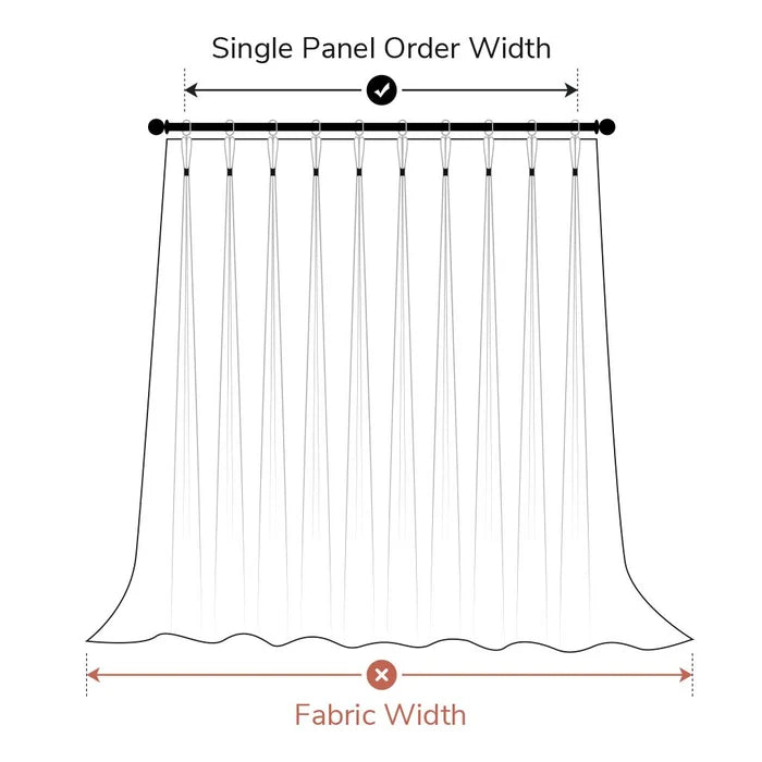 Faye Fireproof｜Plain Sheer Curtain