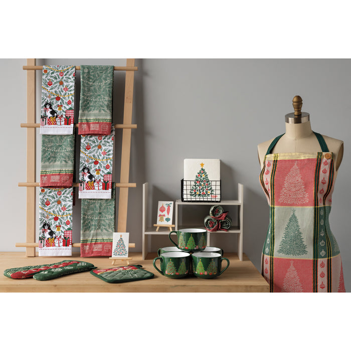 Festive Fir Christmas Dishtowel