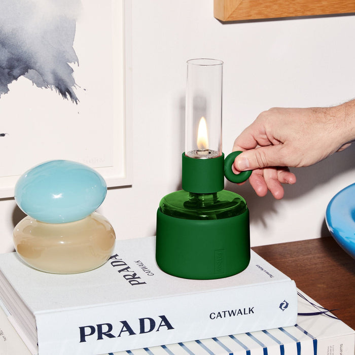 Flamtastique XS Deep Green Oil Lamp