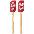 Folk Forest Christmas Mini Silicone Spatulas Set of 2