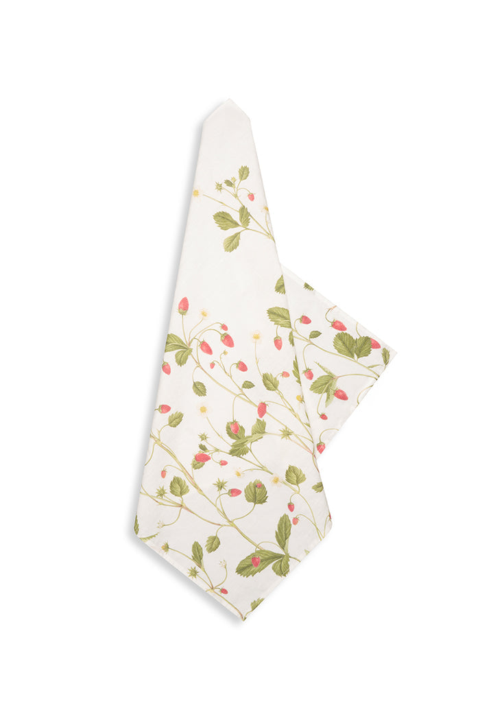 'Fraises des Bois' Linen Napkin