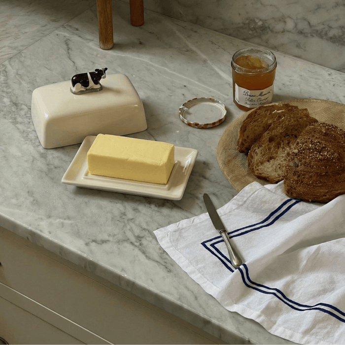 Friesian Cow Butter Dish