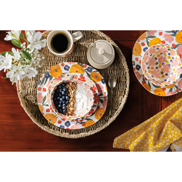 Full Bloom Melamine Cereal Bowl