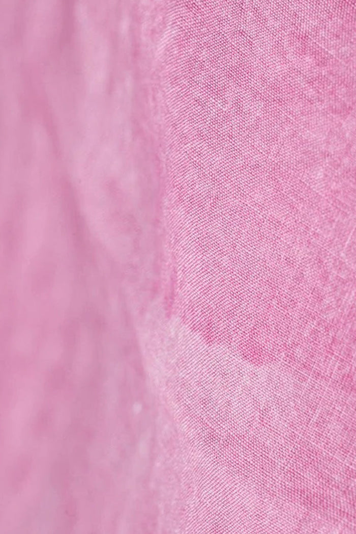 'Full Field' Linen Napkin in Rose Pink, 50x50cm
