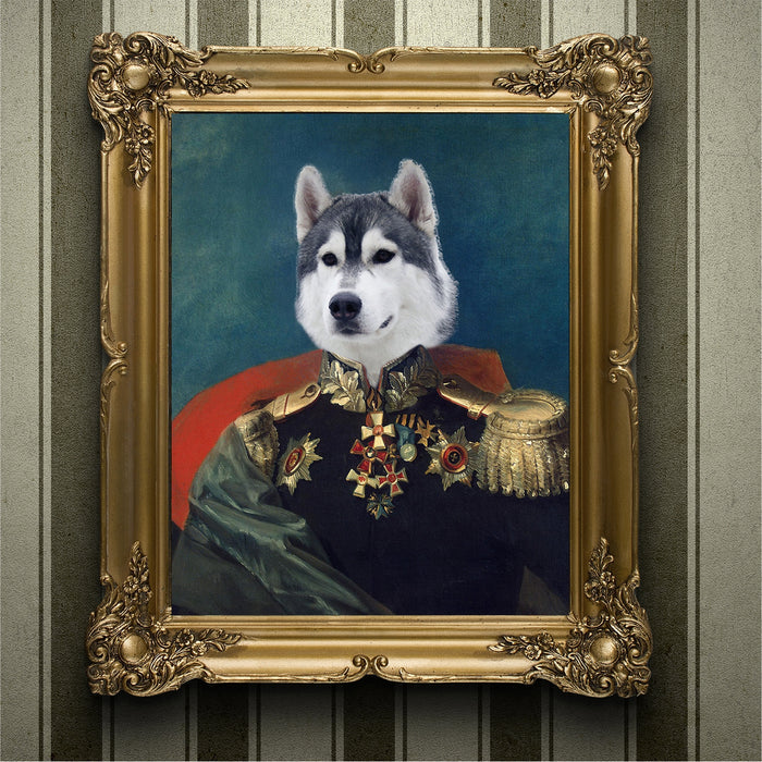 General Bark Reporting for Duty Digital File Print