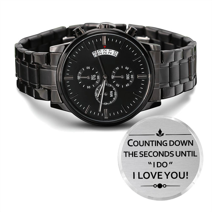 Gift for Husband Anniversary Gifts for Him, Waterproof Watch