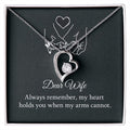 Gift for Wife Heart Necklace Gift for Wife Christmas Gifts Birthday Anniversary