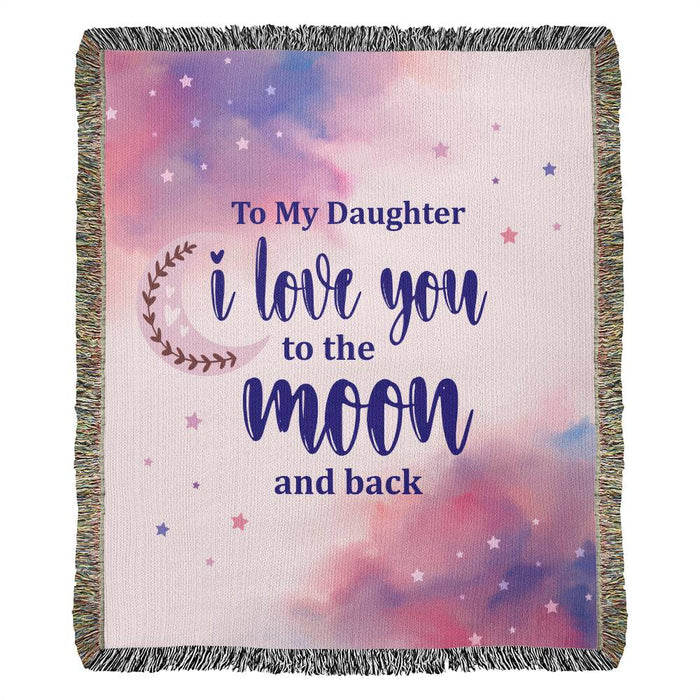 Gift to Daughter Fringe Blanket from Mom Gifts