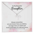 Gift to Daughter from Mom Zodiac Necklace Gifts, Stainless Steel or Gold Finish