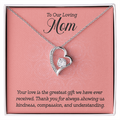 Gift to Mom from Kids Heart Necklace