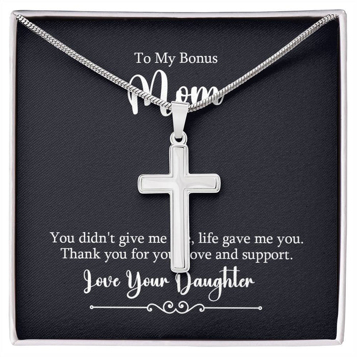 Gift to Mother-in-Law from Daughter Jewelry Cross Necklace