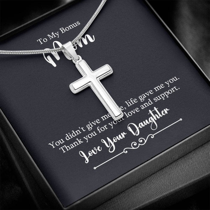 Gift to Mother-in-Law from Daughter Jewelry Cross Necklace