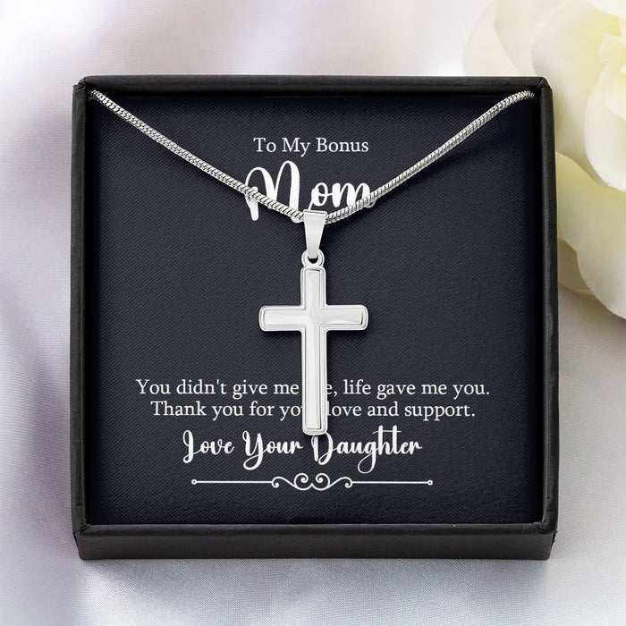 Gift to Mother-in-Law from Daughter Jewelry Cross Necklace