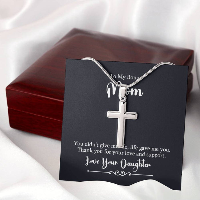 Gift to Mother-in-Law from Daughter Jewelry Cross Necklace