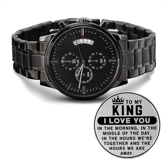 Gifts for Husband Water Resistant Watch, Birthday Anniversary Gift for Him