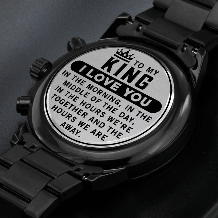 Gifts for Husband Water Resistant Watch, Birthday Anniversary Gift for Him