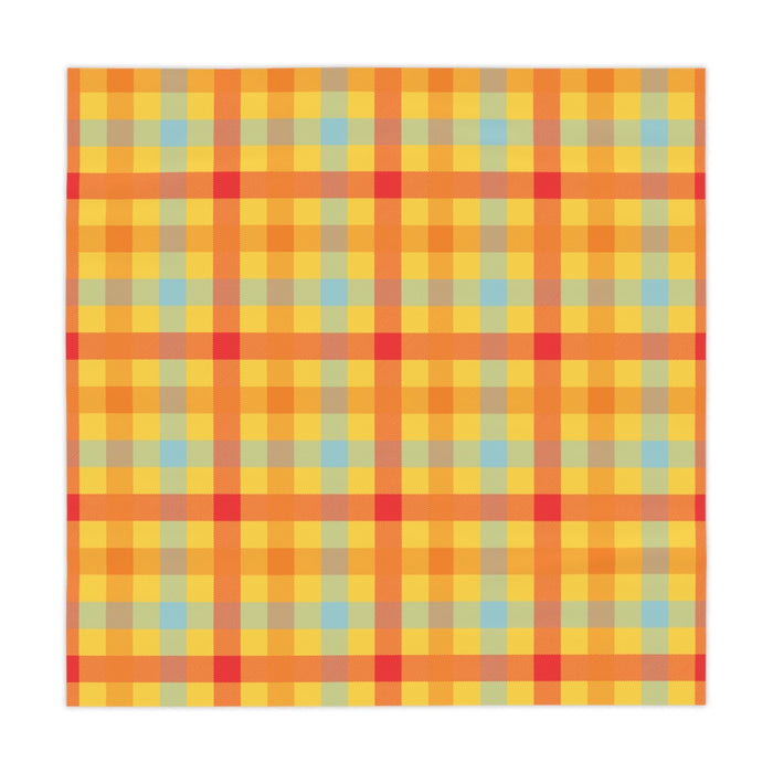 Gingham Checkered Retro Tablecloth